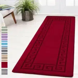 Rocco Rugs - Red, 80 x 300 cm