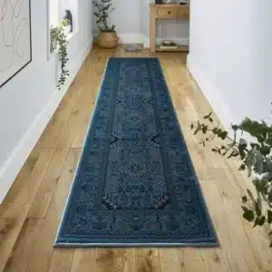 Zinat Rugs - Turquoise, 80 x 300 cm
