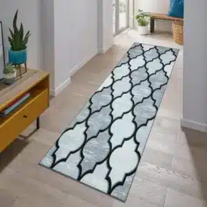 Ouranos Rugs - Grey, 80 x 460 cm