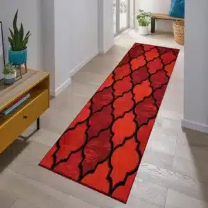 Ouranos Rugs - Red, 80 x 460 cm