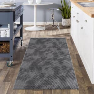 Mosaic Rugs - Anthracite, 80 x 150 cm