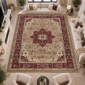 Rome Rugs Renoazul - Beige, 280 x 380 cm