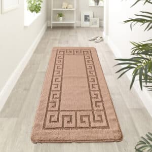 Rocco Rugs - Beige, 60 x 220 cm