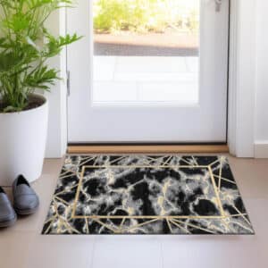 Kiens Rugs - Black, 60 x 110 cm