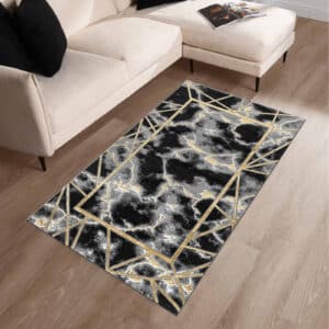 Kiens Rugs - Black, 80 x 150 cm