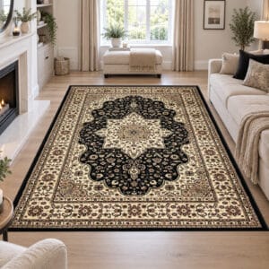 Rome Rugs Renoazul - Black, 160 x 230 cm