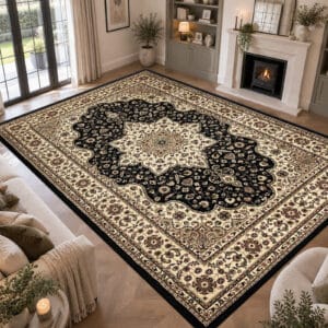 Rome Rugs Renoazul - Black, 240 x 320 cm