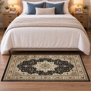Rome Rugs Renoazul - Black, 80 x 150 cm