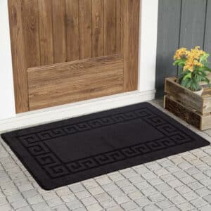Rocco Rugs - Black, 50 x 80 cm