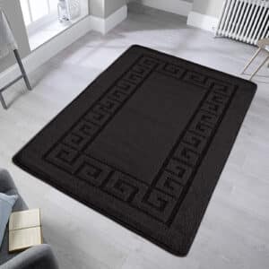 Rocco Rugs - Black, 120 x 150 cm