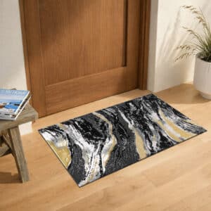 Jeze Rugs Renoazul - Black, 60 x 110 cm
