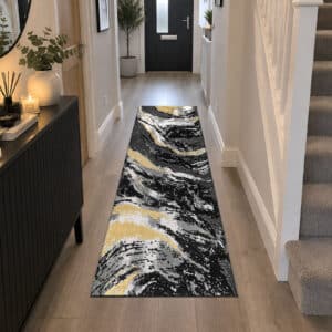 Jeze Rugs Renoazul - Black, 60 x 220 cm