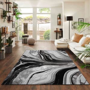 Gant Rugs - Black & Grey, 160 x 230 cm
