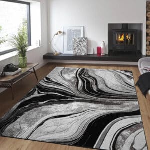 Gant Rugs - Black & Grey, 200 x 290 cm