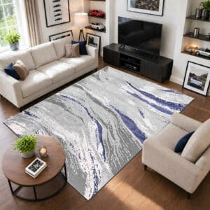 Jeze Rugs Renoazul - Blue, 200 x 290 cm