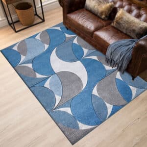 Kenzo Rugs - Blue, 120 x 170 cm