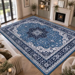 Rome Rugs Renoazul - Blue, 240 x 320 cm