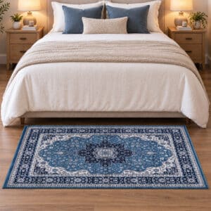Rome Rugs Renoazul - Blue, 80 x 150 cm