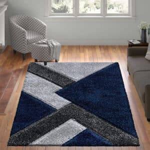 Nova Rugs - Blue & Grey, 160 x 230 cm