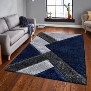 Nova Rugs - Blue & Grey, 200 x 290 cm
