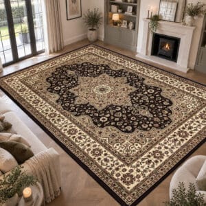 Rome Rugs Renoazul - Brown, 240 x 320 cm