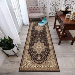 Rome Rugs Renoazul - Brown, 60 x 220 cm