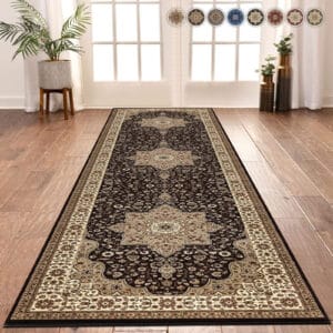 Rome Rugs Renoazul - Brown, 80 x 300 cm