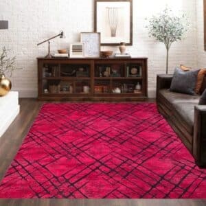 Amor Rugs by Renoazul - versatile rug collection available in Blue, Brick Colour, Brown, Burgundy, Grey, Pink, Turquoise, and Yellow, offered in 7 sizes to suit living room, bedroom, hallway, and dining room interiors across UK homes.