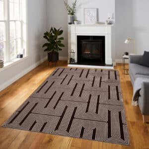 Luna Rugs - Coffee, 240 x 320 cm