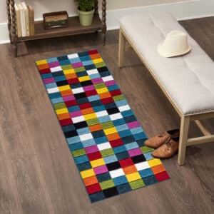 Multi Color Rugs - Cube, 60 x 220 cm