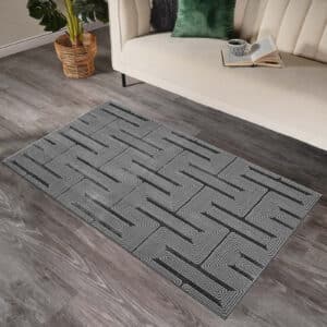 Luna Rugs - Dark Grey, 80 x 150 cm