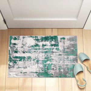 Abstract Rugs - Emerald, 60 x 110 cm