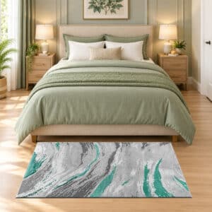 Jeze Rugs Renoazul - Emerald, 80 x 150 cm