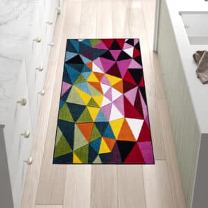 Multi Color Rugs - Geo Play, 80 x 150 cm