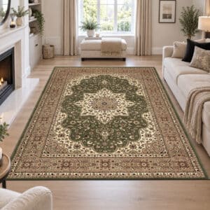 Rome Rugs Renoazul - Green, 160 x 230 cm