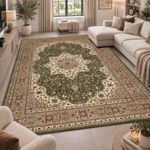 Rome Rugs Renoazul - Green, 200 x 290 cm