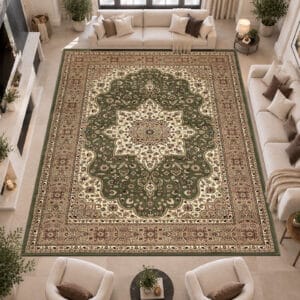 Rome Rugs Renoazul - Green, 280 x 380 cm