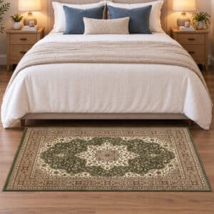 Rome Rugs Renoazul - Green, 80 x 150 cm