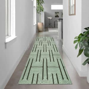 Luna Rugs - Green, 60 x 300 cm