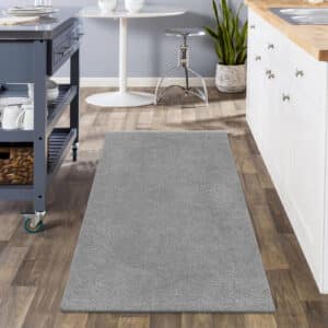 Alya Rugs - Grey, 80 x 150 cm
