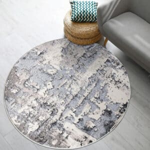 Abstract Rugs - Grey, 120 x 120 cm