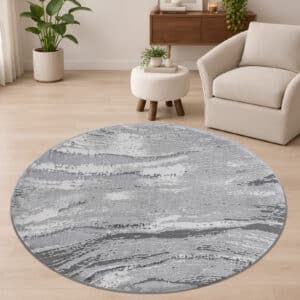 Jeze Rugs Renoazul - Grey, 120 x 120 cm