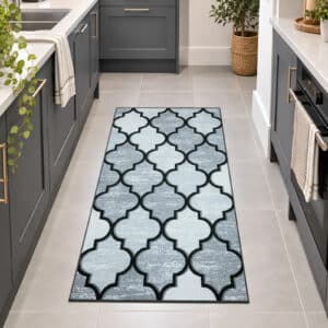 Ouranos Rugs - Grey, 80 x 150 cm