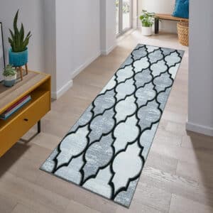 Ouranos Rugs - Grey, 80 x 460 cm
