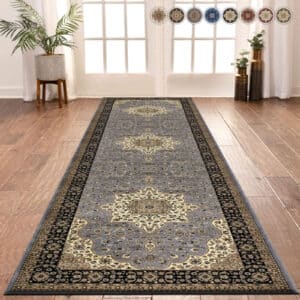 Rome Rugs Renoazul - Grey, 80 x 300 cm