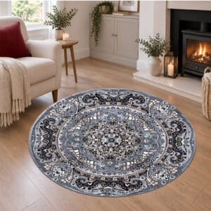 Rada Rugs - Grey, 120 x 120 cm