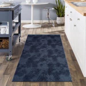Mosaic Rugs - Navy, 80 x 150 cm