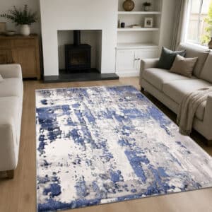 Abstract Rugs - Navy, 200 x 290 cm