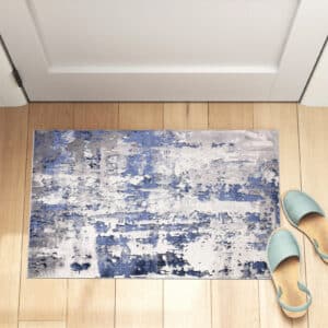 Abstract Rugs - Navy, 60 x 110 cm