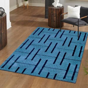 Luna Rugs - Navy, 120 x 170 cm